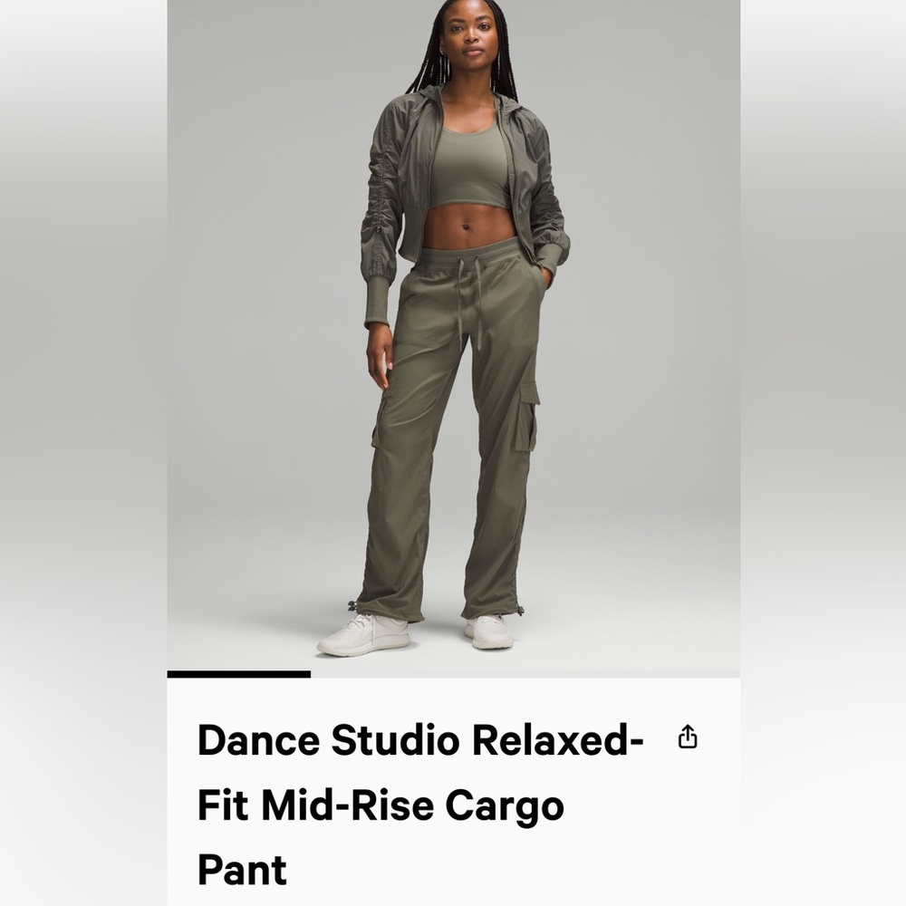 Dance studio relax fit MR cargo pant Lululemon